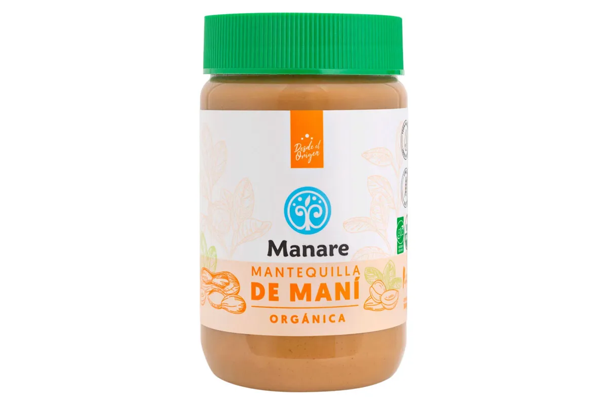 Mantequilla de Maní Manare Orgánica Mantequilla de Maní Manare Orgánica