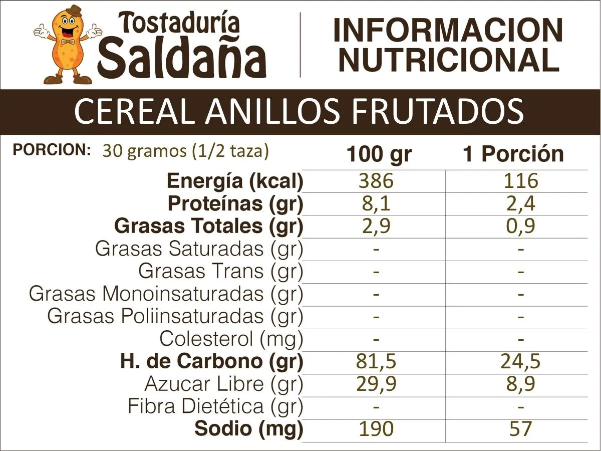 Cereal Anillos Frutados