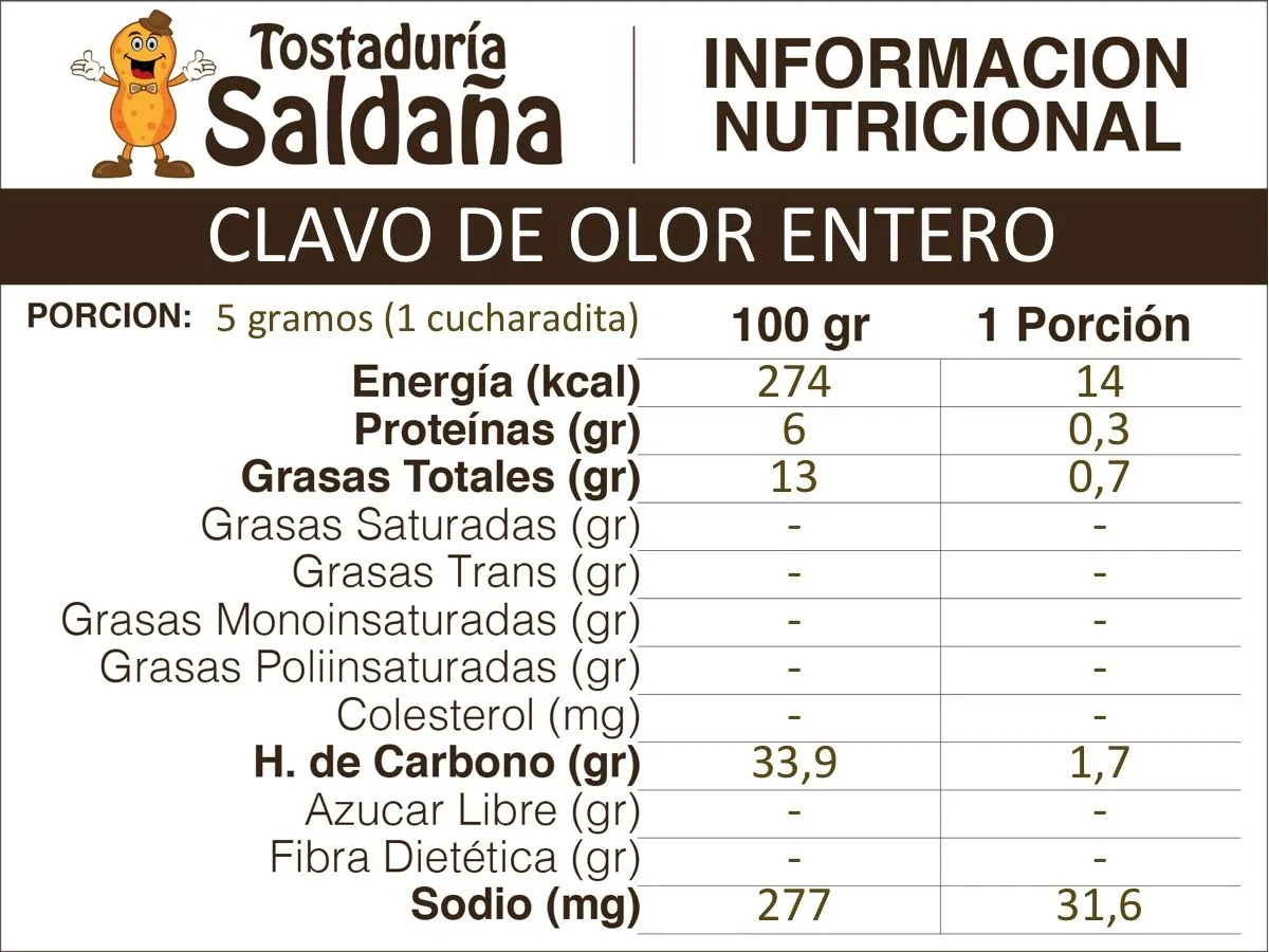 Clavo de Olor Entero
