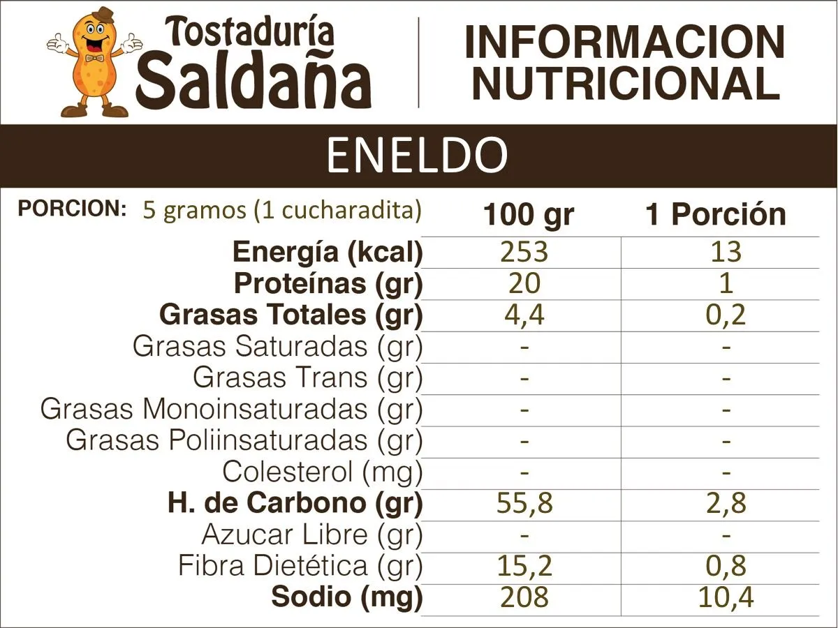 Eneldo en Semilla